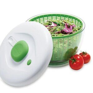 Farberware Pro Pump Salad Spinner with Bowl, Colander & Built in Draining System